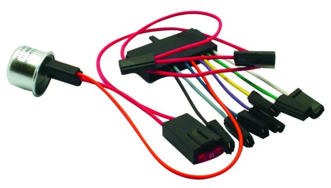 Classic Performance Tilt Column 4 Way Flasher Kit & Plug Adapter for 56 Chevy Full Size for CPP Tilt Columns CP20116
