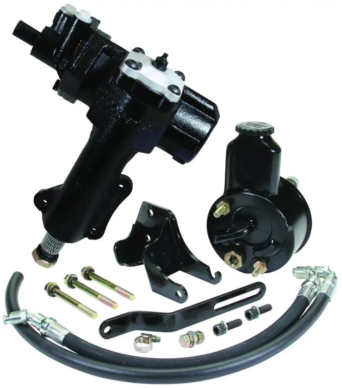 Classic Performance 500 Series Power Steering Conversion Kit 1955-57 Chevy Full Size w/ Front Engine Mounts CPP5557PSK-F