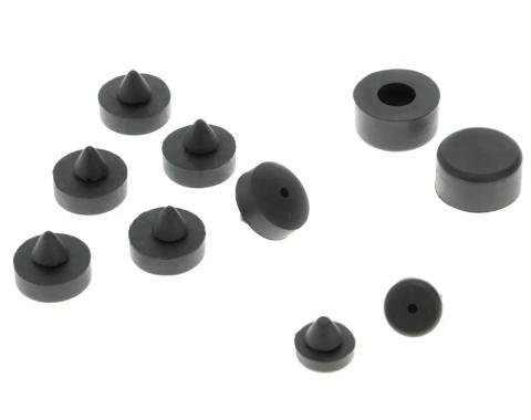 AMD Hood to Fender Bumper Kit, 10pcs, 55-57 Chevy GMC Pickup, Suburban X305-4055-S