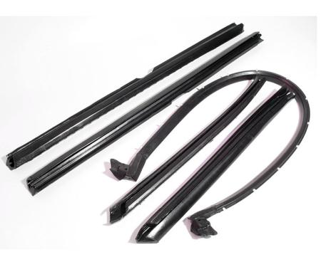 Metro Moulded Parts 1971-1976 Cadillac / Buick / Oldsmobile / Pontiac / Chevrolet Convertible Top Roof Rail Kit RR 1814