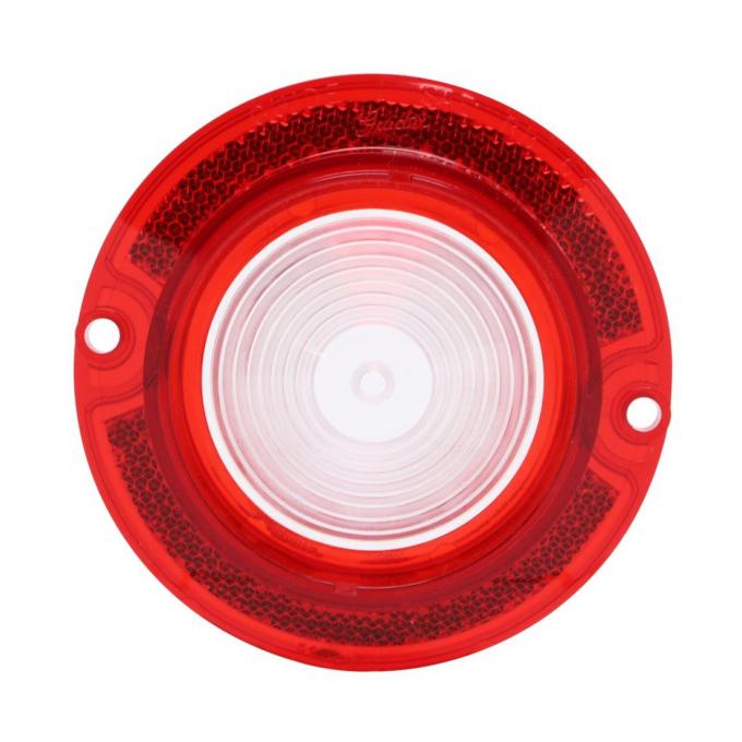 Trim Parts 1963 Chevrolet Full Size Car Red Back Up Light Lens W/O Trim, Each A2260