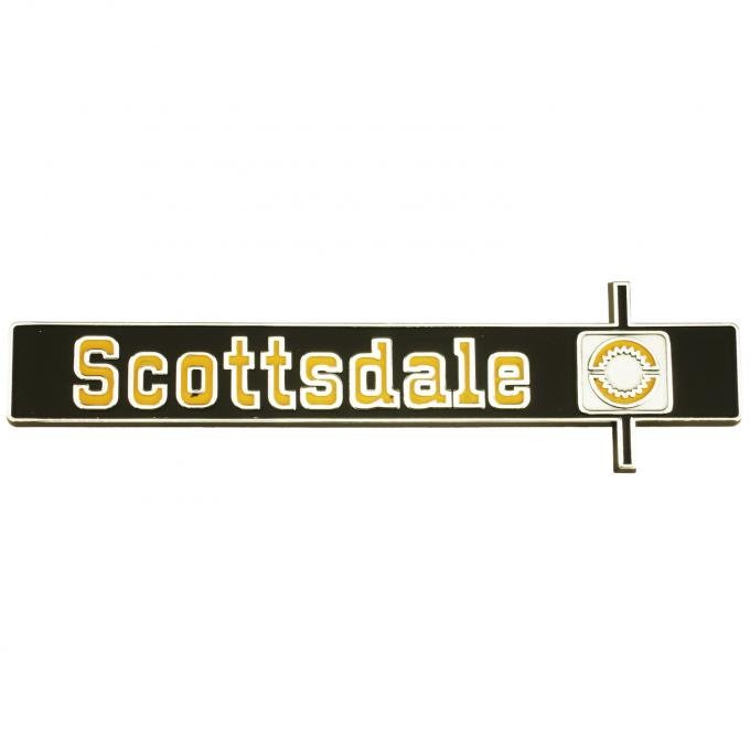 Trim Parts 1975-1980 Chevrolet Full Size Truck Scottsdale Dash Emblem 9689