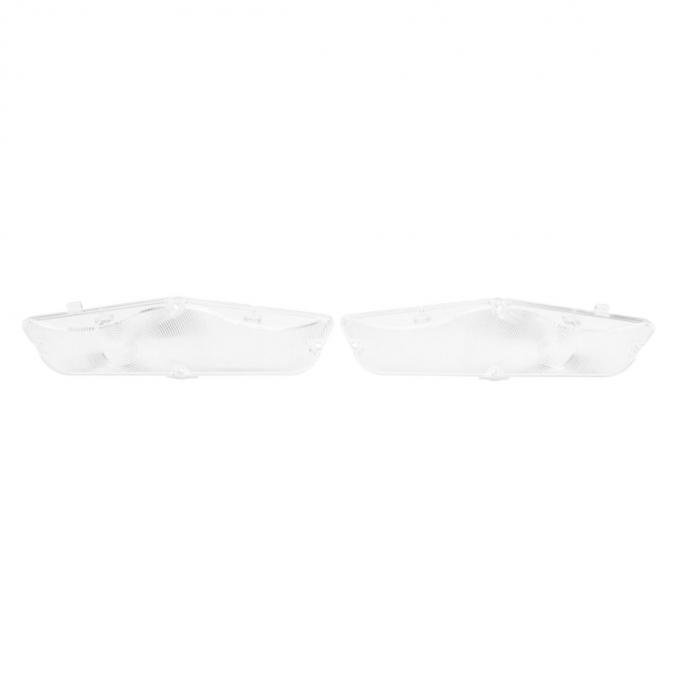 Trim Parts 1962 Chevrolet Full Size Car Clear Parking Light Lens, Pair A2180