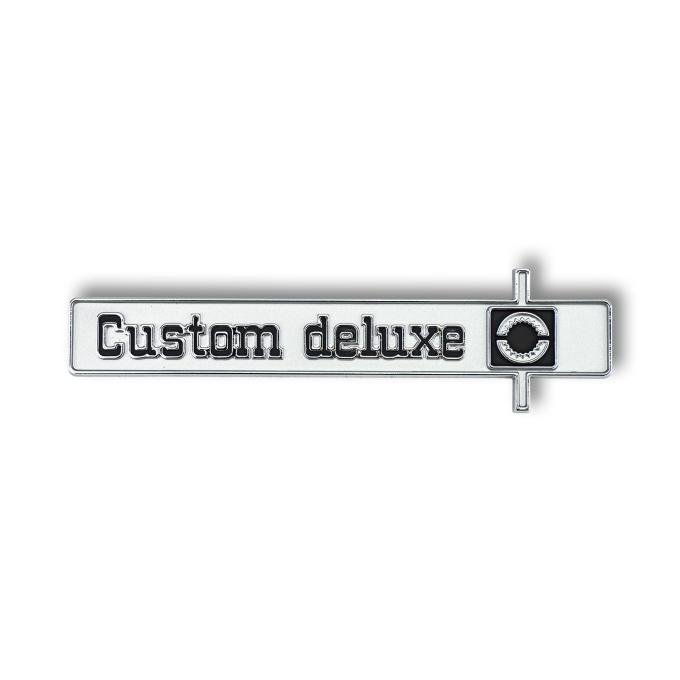 Trim Parts 1975-80 Chevrolet Full Size Truck Custom Deluxe Dash Emblem 9687
