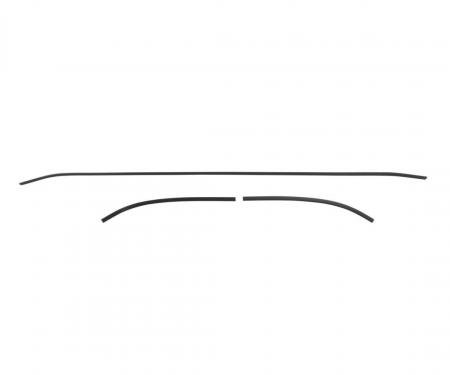 Trim Parts 1963-64 Chevrolet Bel Air & Biscayne 3-Piece Rear Window Trim 2397