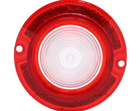 Trim Parts 1963 Chevrolet Full Size Car Red Back Up Light Lens W/O Trim, Each A2260