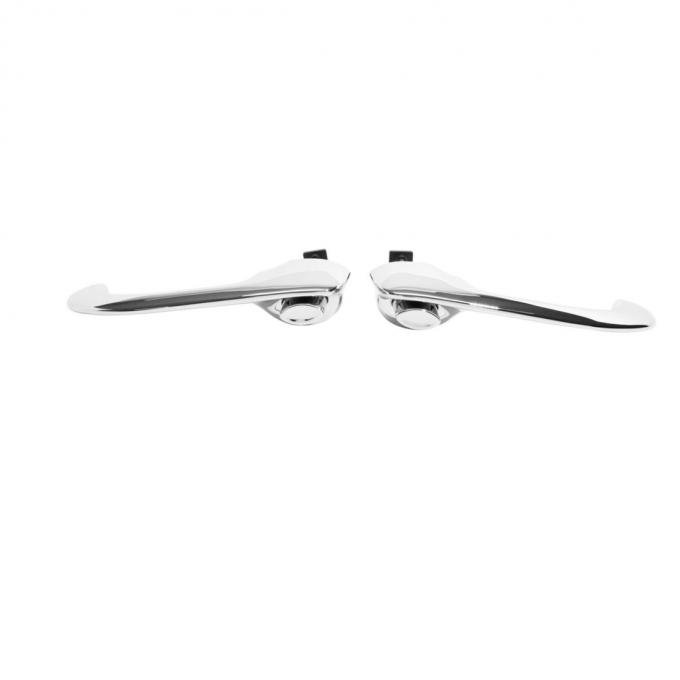 Trim Parts 1965-68 Chevrolet Full Size 4-Door Car Rear Outside Door Handle Assemblies, Pair 2416