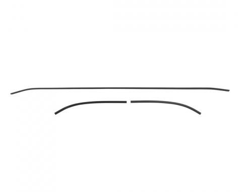 Trim Parts 1963-64 Chevrolet Bel Air & Biscayne 3-Piece Rear Window Trim 2397