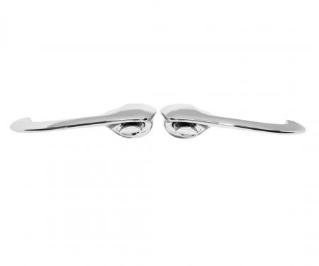 Trim Parts 1963-64 Chevy Full Size 2 & 4-Door Outside Front Door Handle Assemblies, Pair 2225