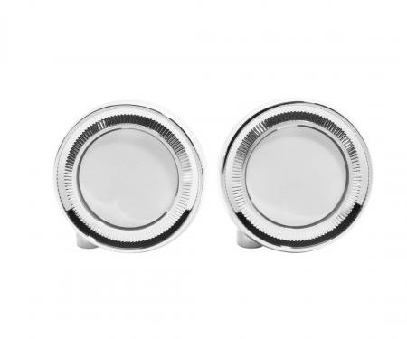 Trim Parts 1962-67 GM Cars Interior Rear Quarter Dome Light Assembly, Pair 2194AP