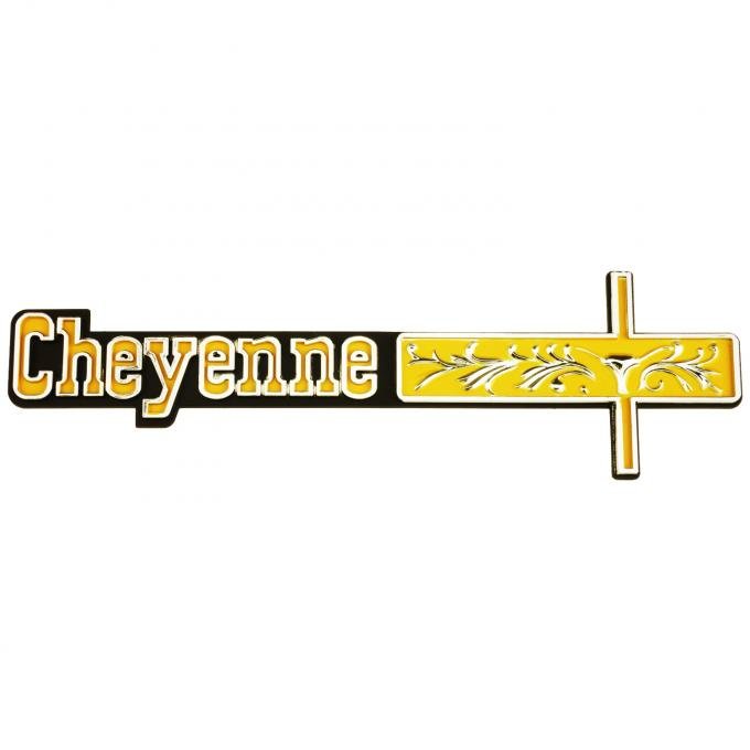 Trim Parts 1973-1974 Chevrolet Full Size Truck Cheyenne Dash Emblem 9681