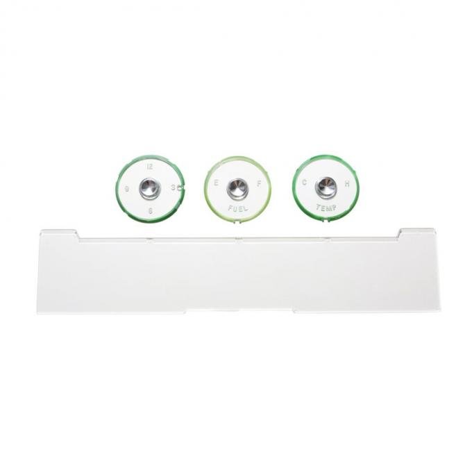 Trim Parts 1961-62 Chevrolet Full Size Car 4-Piece Instrument Lens Set W/Borg Clock 2099A