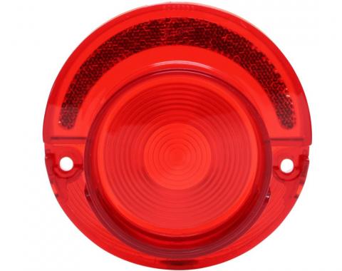 Trim Parts 1964 Chevrolet Full Size Car Red Tail Light Lens W/O Trim, Each A2350