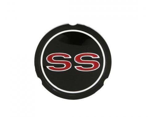 Trim Parts 1965-66 Chevrolet Impala Wheel Cover Spinner "SS" Emblem, Each 2480