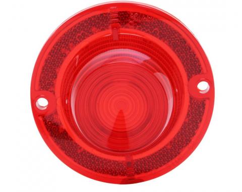 Trim Parts 1962 Chevrolet Full-Size Car Red Tail Light Lens W/O Trim, Each A2150