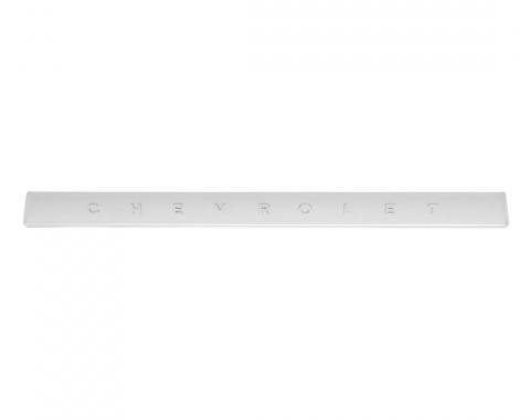 Trim Parts 1964-66 Chevy Truck Glove Box Door “Chevrolet” Emblem W/Fasteners, Each 9340