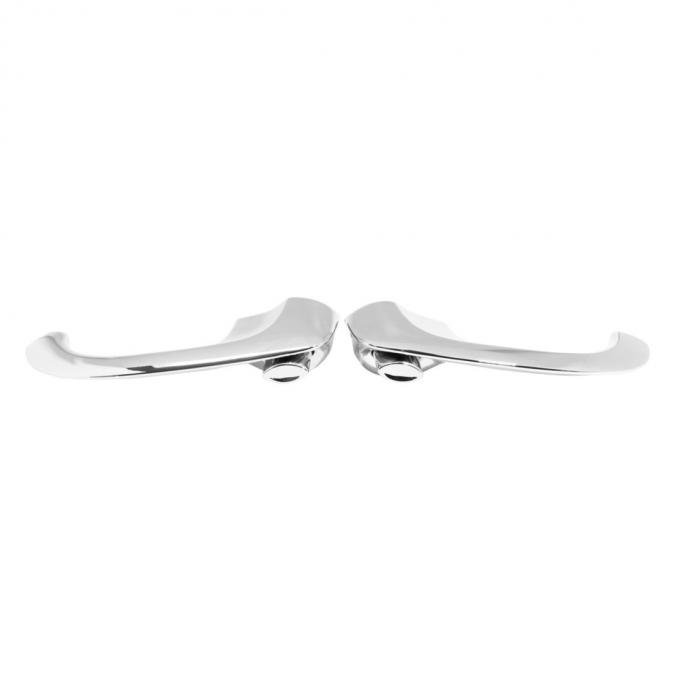 Trim Parts 1958 Chevrolet/Pontiac Full Size Car Front Or Rear Door Handle Assemblies, Pair 2072