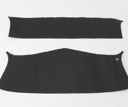 Montco Inc / Repops Interior Headliner Kit, Black, 2pc, 50-53 Chevy GMC Pickup Truck R-CT170