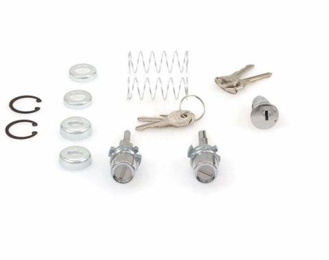 AMD Ignition-Door Lock Cylinder Set, 55-59 Chevy GMC Truck X462-4055-3S