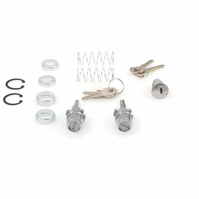 AMD Ignition-Door Lock Cylinder Set, 55-59 Chevy GMC Truck X462-4055-3S