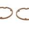 AMD Tail Lamp Lens Gaskets, Cork, Pair, 58-59 Chevy GMC Fleetside Pickup Truck X954-4058-P