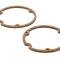 AMD Tail Lamp Lens Gaskets, Cork, Pair, 58-59 Chevy GMC Fleetside Pickup Truck X954-4058-P