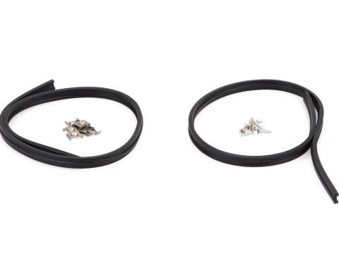 AMD Hood to Cowl Seal, w/ Retainers, 47-55 Chevy GMC Truck X363-4047-2S