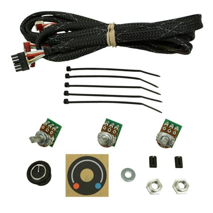 Vintage Air 1963-67 Chevrolet Corvette wo Factory Air SureFit™ Control Panel Conversion Kit 473165