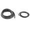 AMD Back Glass Window Gasket Seal, Black Lockstrip, Big Back Window, 55-66 Chevy GMC Truck G-WKT5561LGM