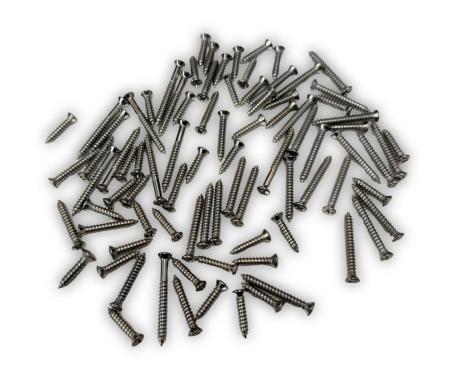 Redline Restomotive® 1955-1957 Chevy 4 Door Wagon Interior Garnish Molding Trim Screw Set