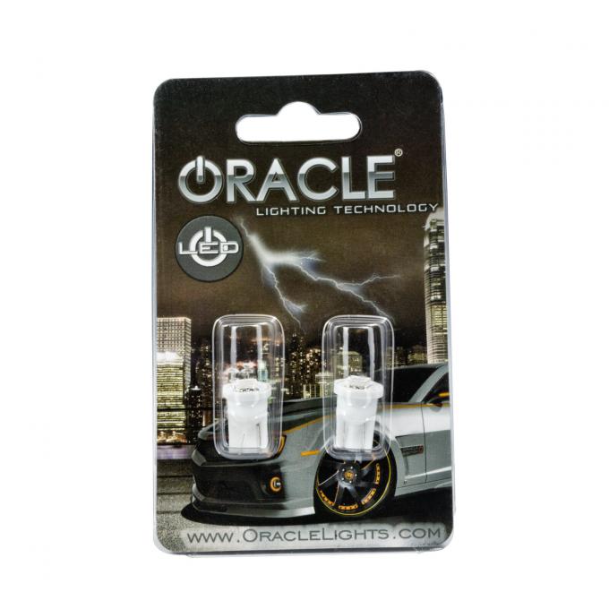Oracle Lighting T10 1 LED 3-Chip SMD Bulbs, Green, Pair 4806-004