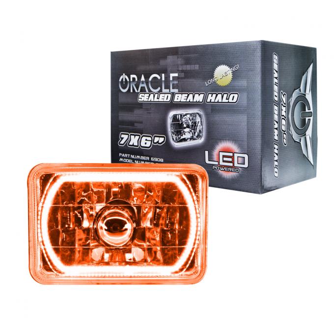 Oracle Lighting Pre-Installed Lights 7x6 in. Sealed Beam, Amber 6908-005