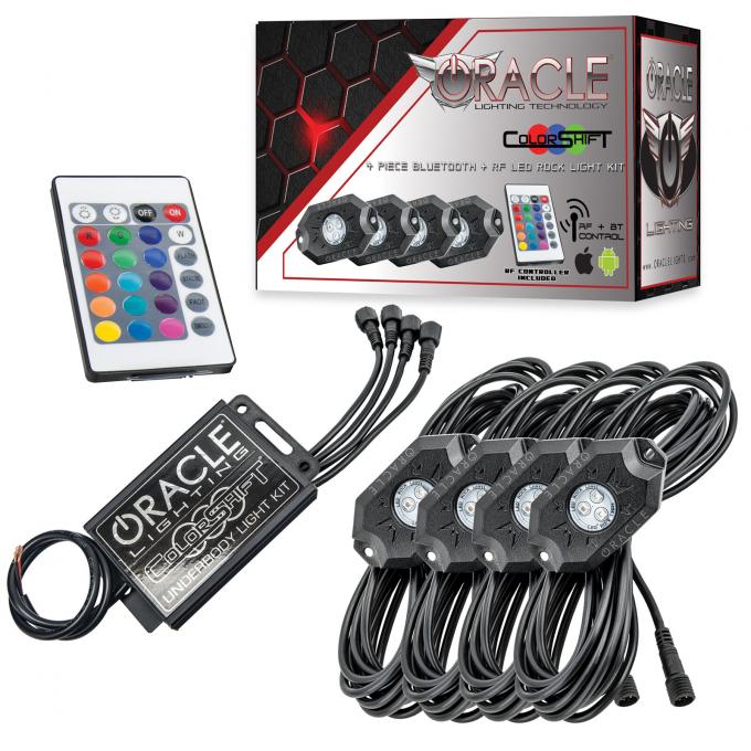 Oracle Lighting ColorSHIFT Underbody Rock Light Kit, Bluetooth + RF, 4 PCS 5818-333