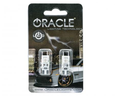 Oracle Lighting T10 2 LED 3 Chip Flank Bulb, Blue, Pair 4903-002