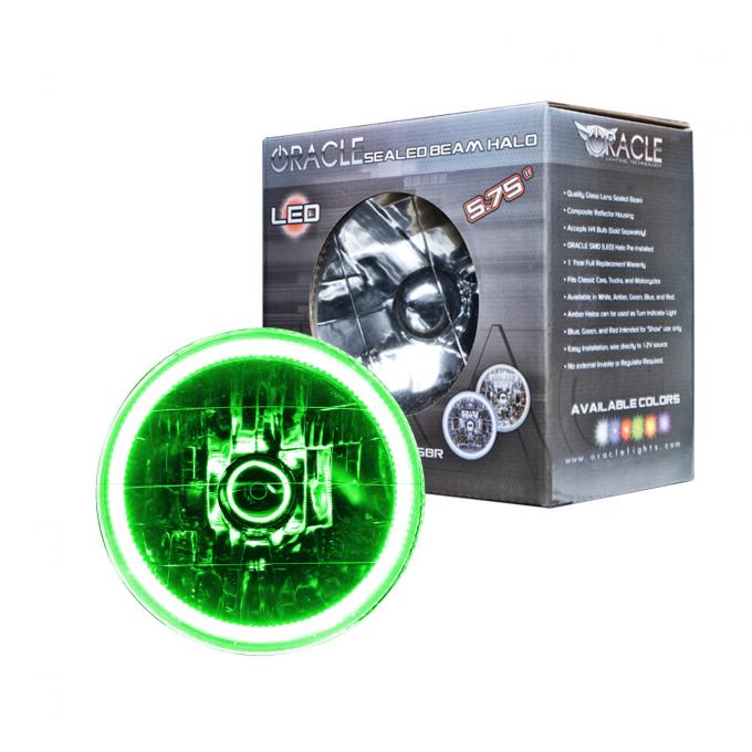 Oracle Lighting Pre-Installed Lights 5.75 in. Sealed Beam, Green 6904-004