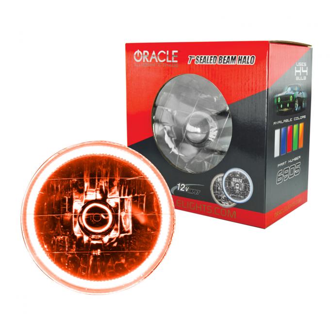 Oracle Lighting Pre-Installed Lights 7 in. Sealed Beam, Amber 6905-005