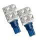 Oracle Lighting T10 Flank 4 LED Bulb, Red, Pair 4805-003