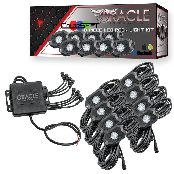 Oracle Lighting Bluetooth ColorSHIFT Underbody Rock Light Kit, 8 PCS 5797-333