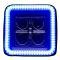 Oracle Lighting Off-Road 3 in. 20W Square LED Spotlight with Blue Halo 5777-002