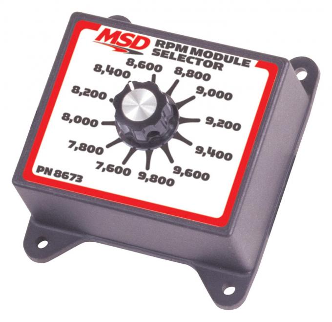 MSD RPM Module Selector, 7.6K-9.8K 8673