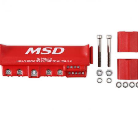 MSD High-Current Solid-State Relay 35Ax4, Red 7564-HC