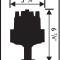 MSD Chevy V6 Even-Fire Pro-Billet Distributor 8597