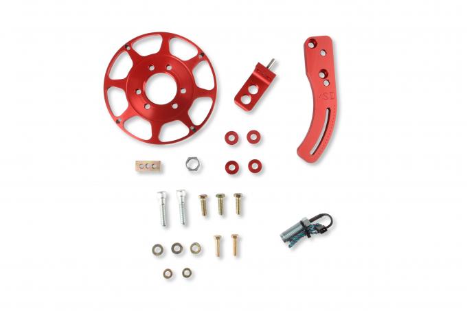 MSD Crank Trigger Wheel Kit, Flying Magnet, BBC, 8 In. 8620
