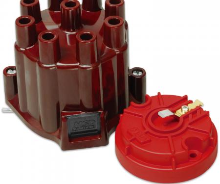 MSD Distributor Cap and Rotor, /GM V8 Points 8442