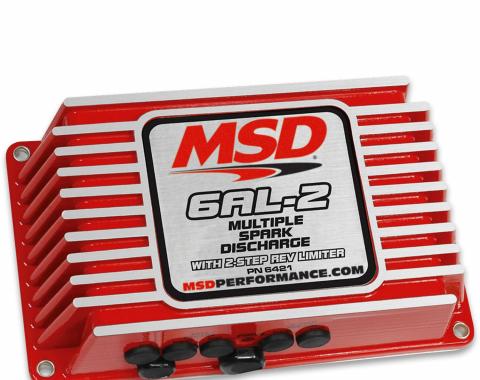 MSD 6AL-2 Ignition Control, Red 6421