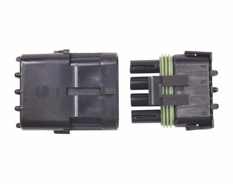MSD Weathertight Connector, 4-Pin , Qty 1 8171