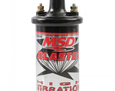 MSD Ignition Coil, Blaster Series, High Vibration, Black 8222