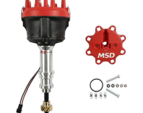 MSD Billet Distributor, Ford, Small Block V8, Bronze Gear 85827