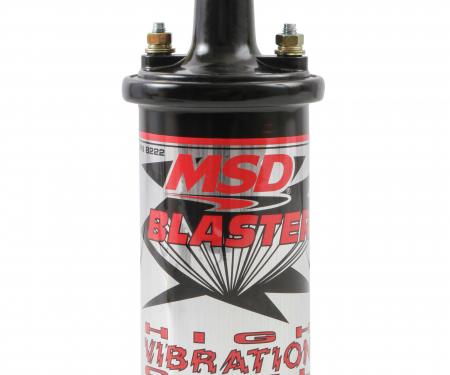 MSD Ignition Coil, Blaster Series, High Vibration, Black 8222