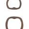 Montco Inc / Repops Tail Lamp Lens Gaskets, Pair, 47-53 Chevy GMC Pickup Truck R-CT257